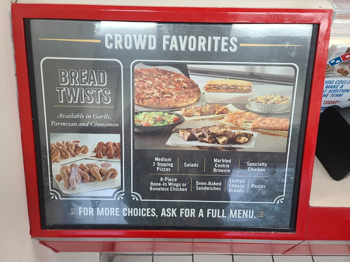 Domino's Pizza Photo Menu 2