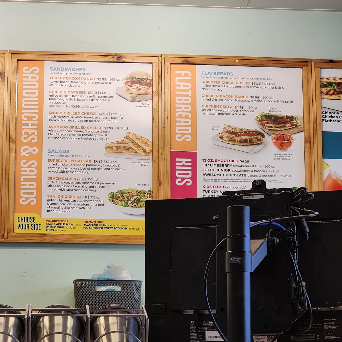 Tropical Smoothie Cafe Photo Menu 1