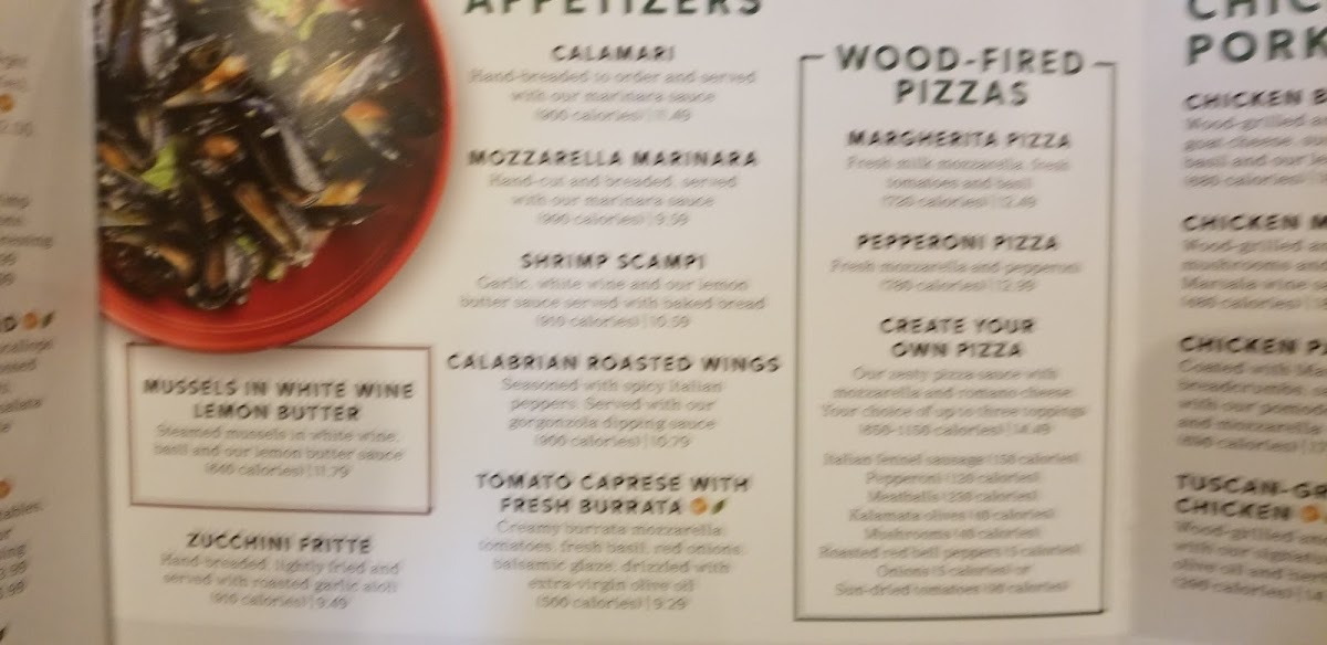 Carrabba's Italian Grill Photo Menu 8
