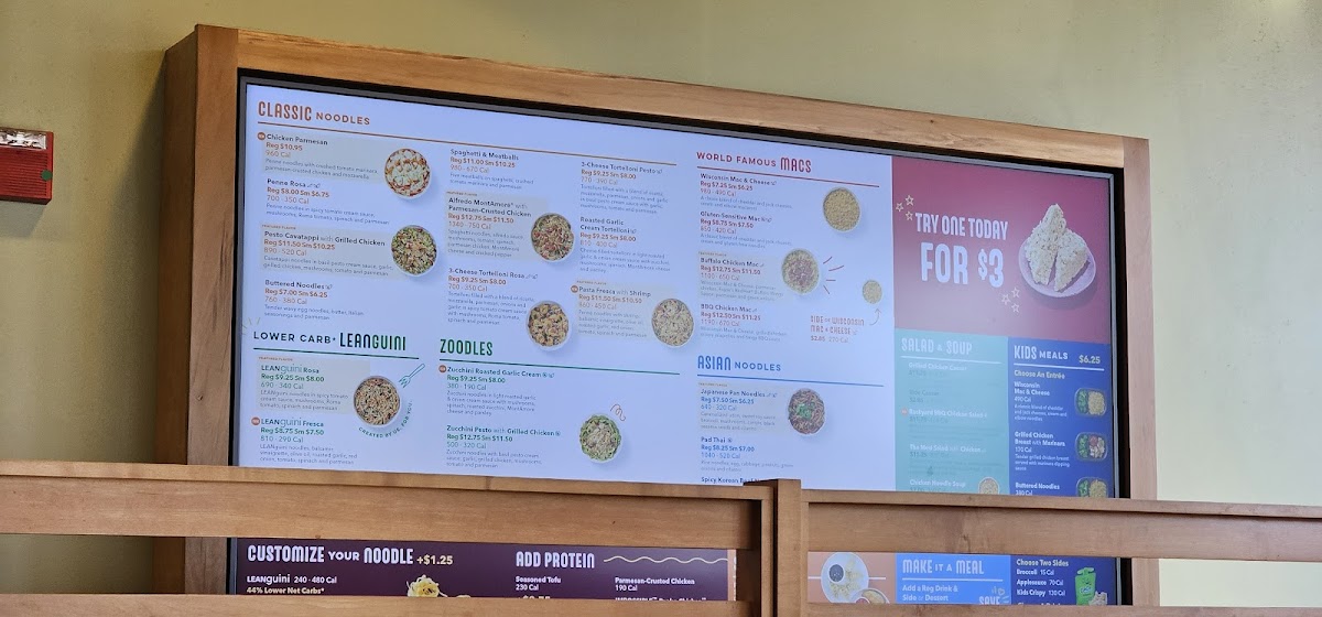 Noodles and Company Photo Menu 5