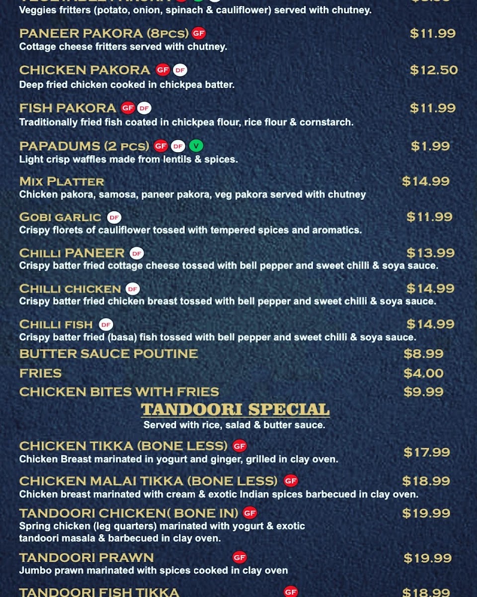 The Masala Culture Photo Menu 4