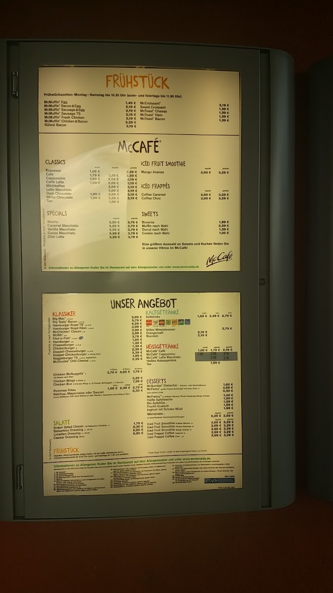 McDonald's Photo Menu 6
