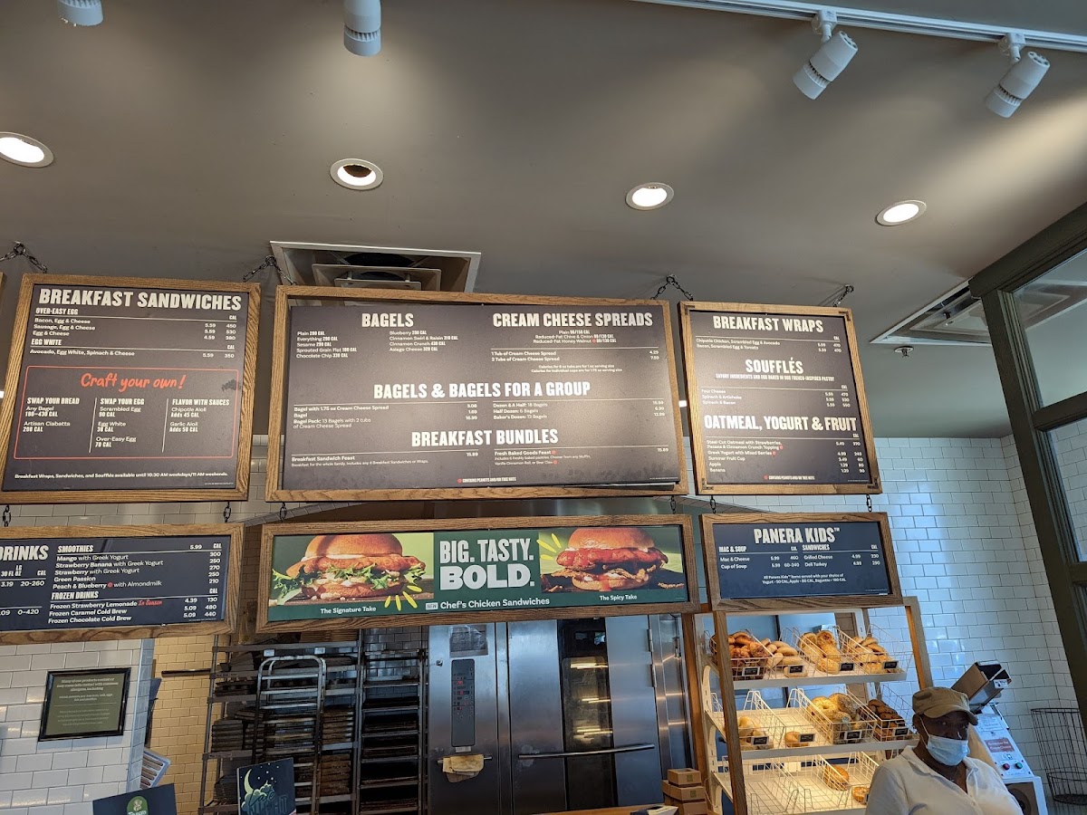 Panera Bread Photo Menu 1