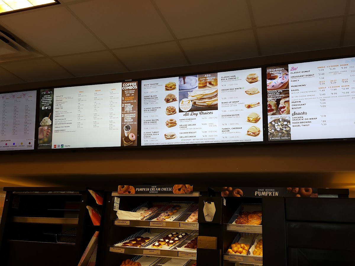 Dunkin' Photo Menu 1