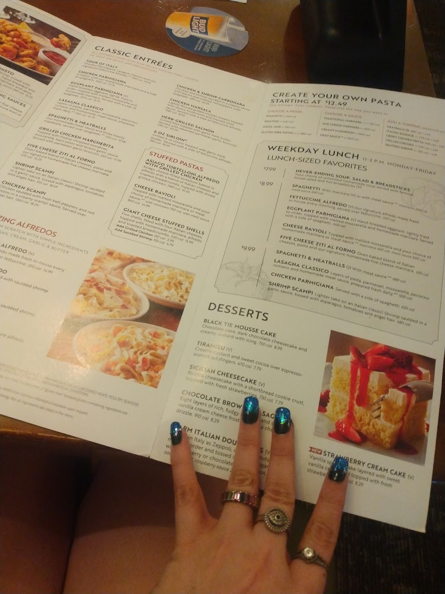 Olive Garden Italian Restaurant Photo Menu 10
