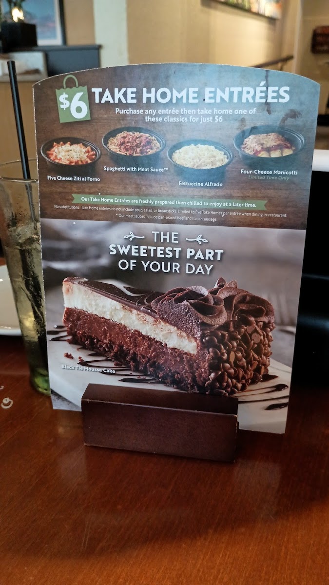 Olive Garden Italian Restaurant Photo Menu 5