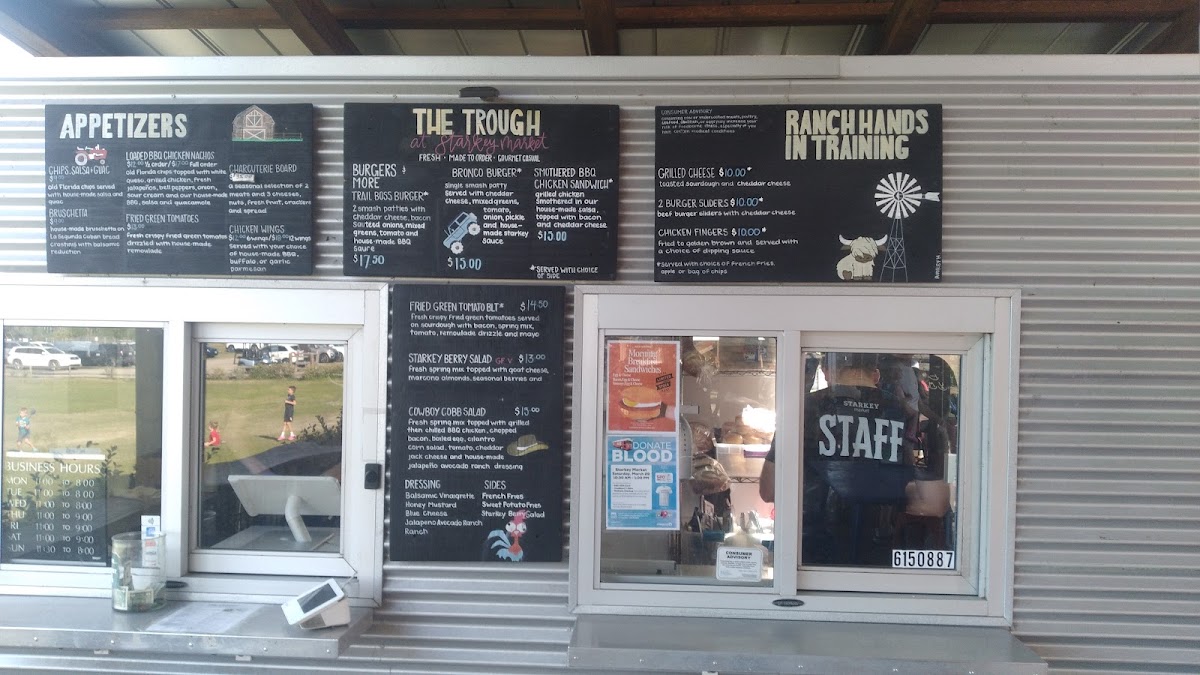 The Trough Photo Menu 3