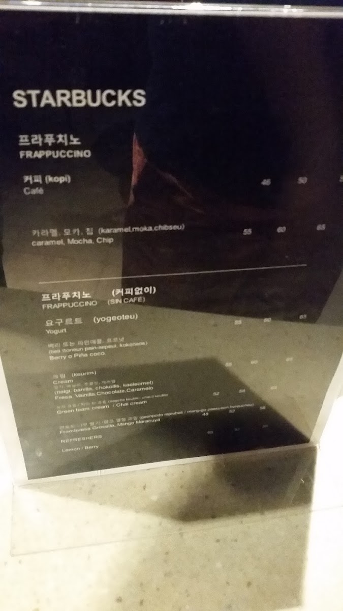 Starbucks Photo Menu 8