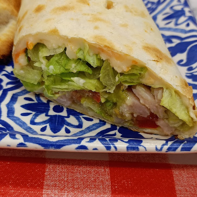 Burrito de Guacamole Y Pavo