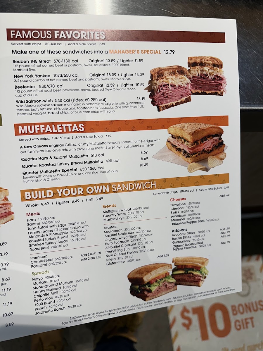 Jason's Deli Photo Menu 2