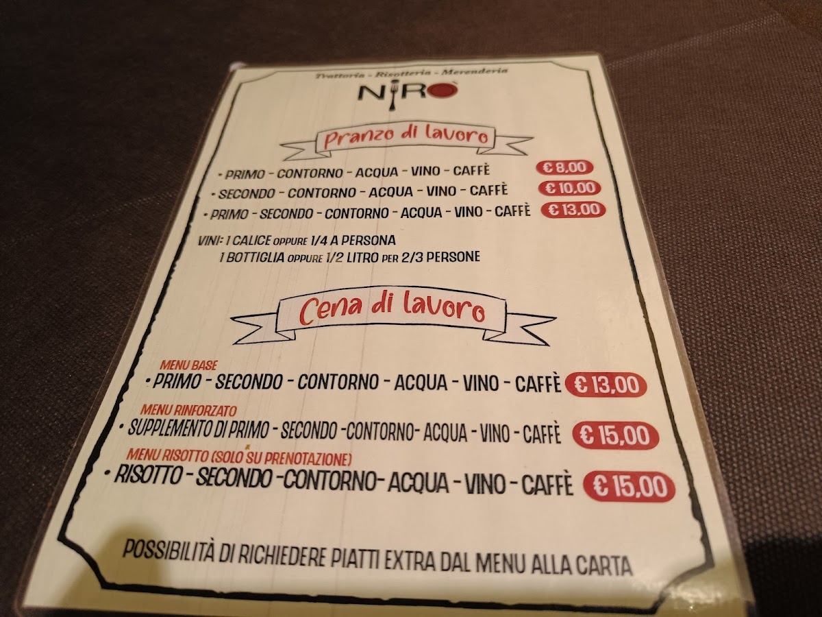 Nirò Photo Menu 2