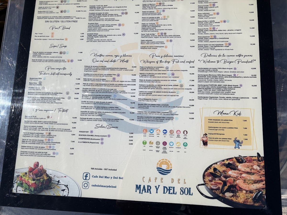 Del Mar...y Del Sol Cafe Photo Menu 2