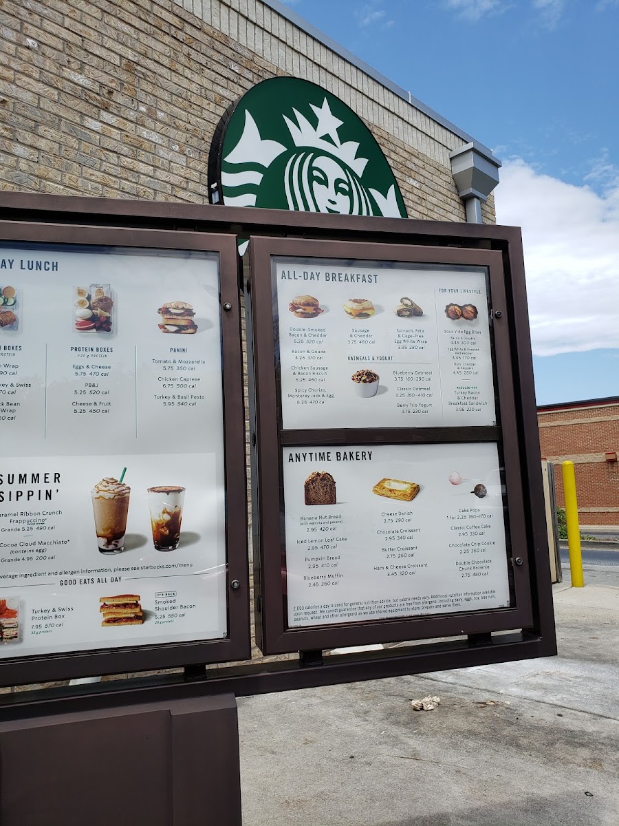 Starbucks Photo Menu 4