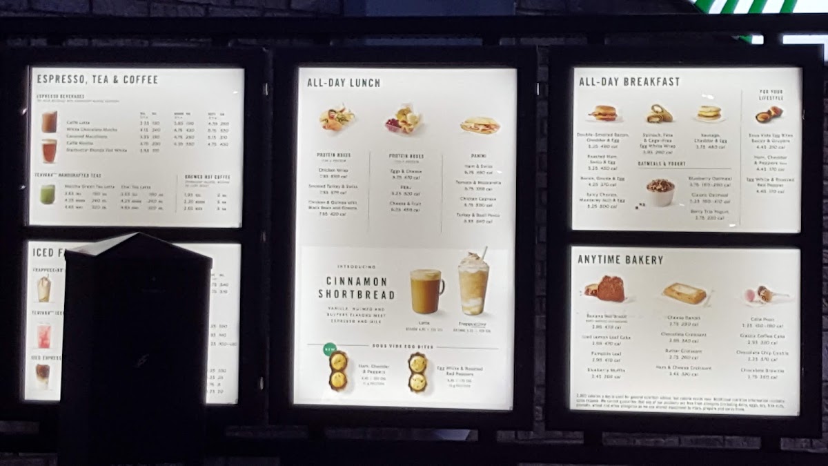 Starbucks Photo Menu 8