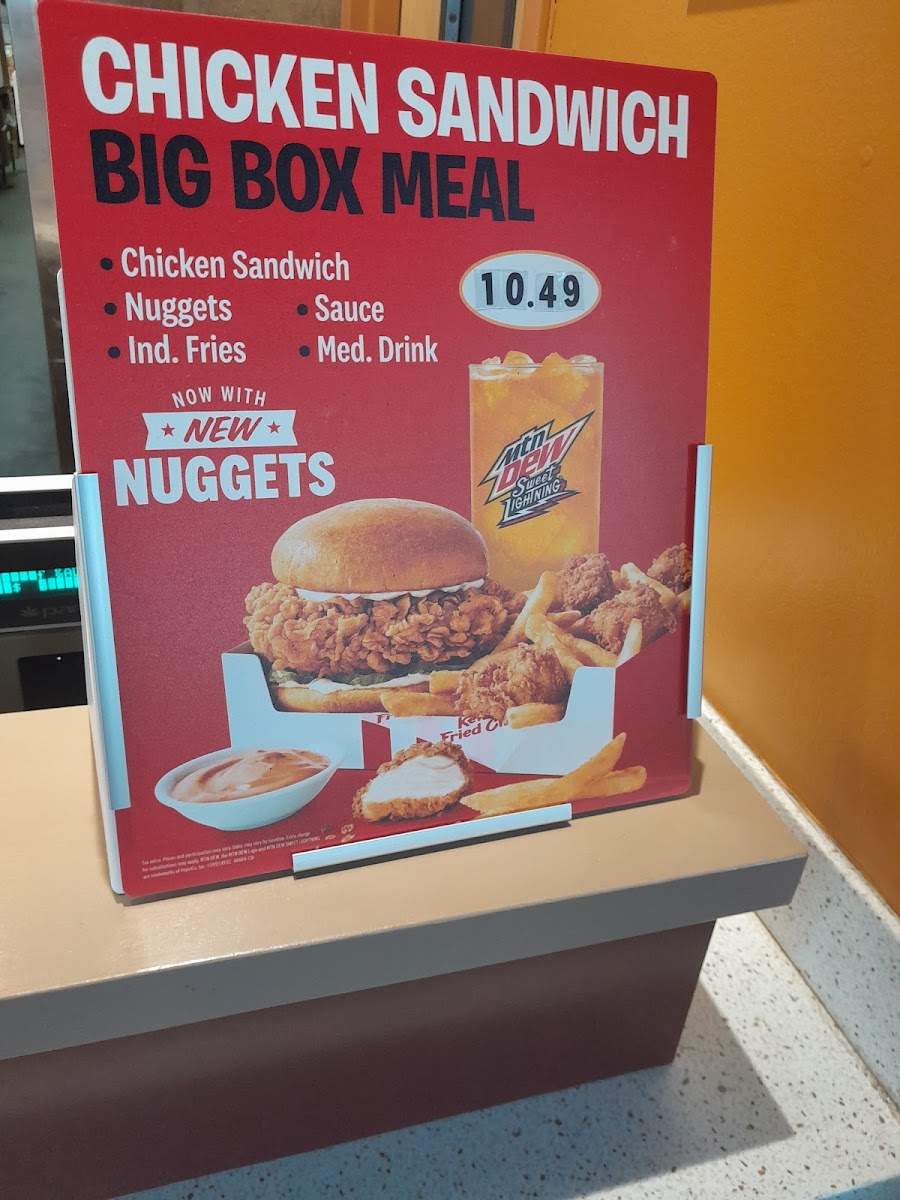 KFC Photo Menu 4