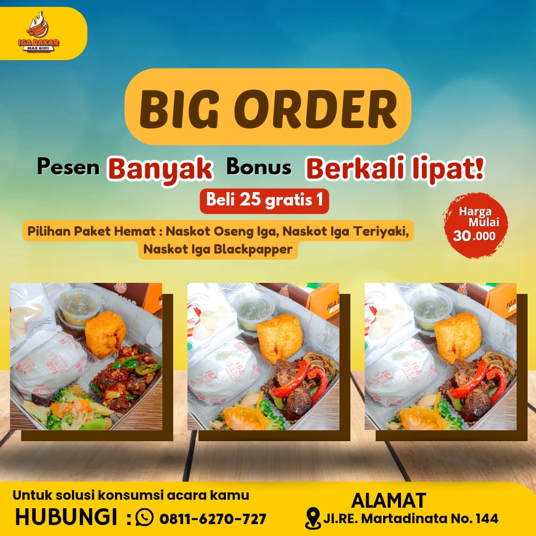 Iga Bakar Mas Giri Photo Menu 10