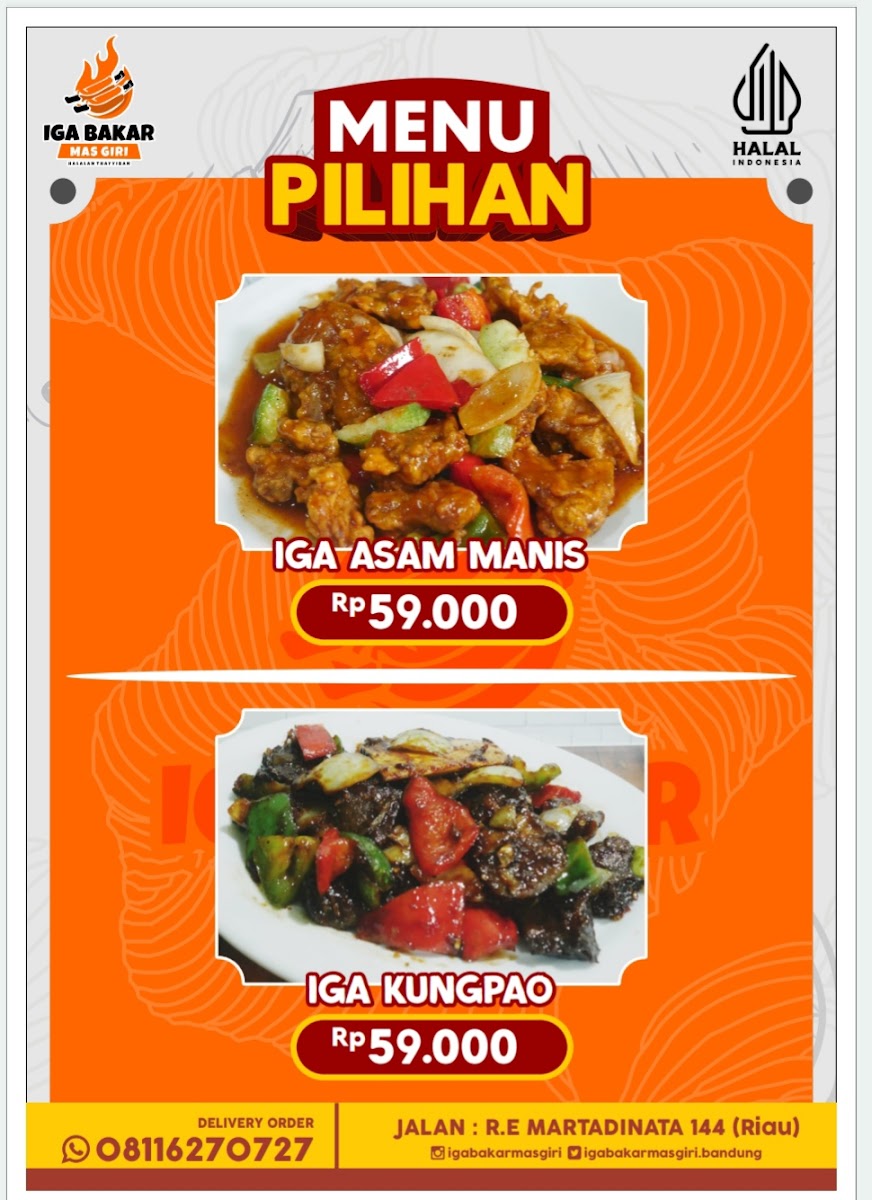 Iga Bakar Mas Giri Photo Menu 9