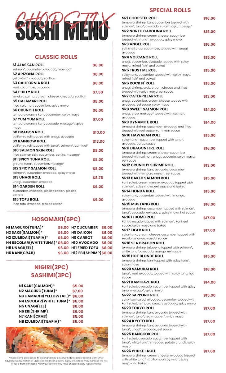 Chopstix Photo Menu 5