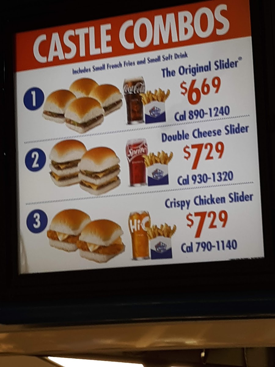 White Castle Photo Menu 6