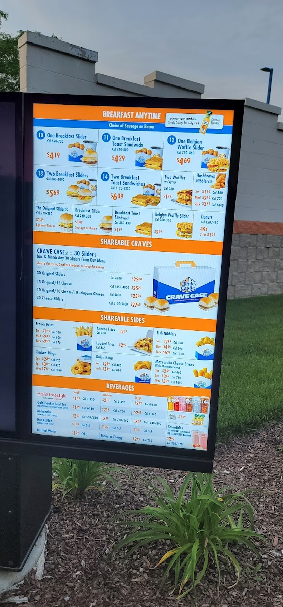 White Castle Photo Menu 7