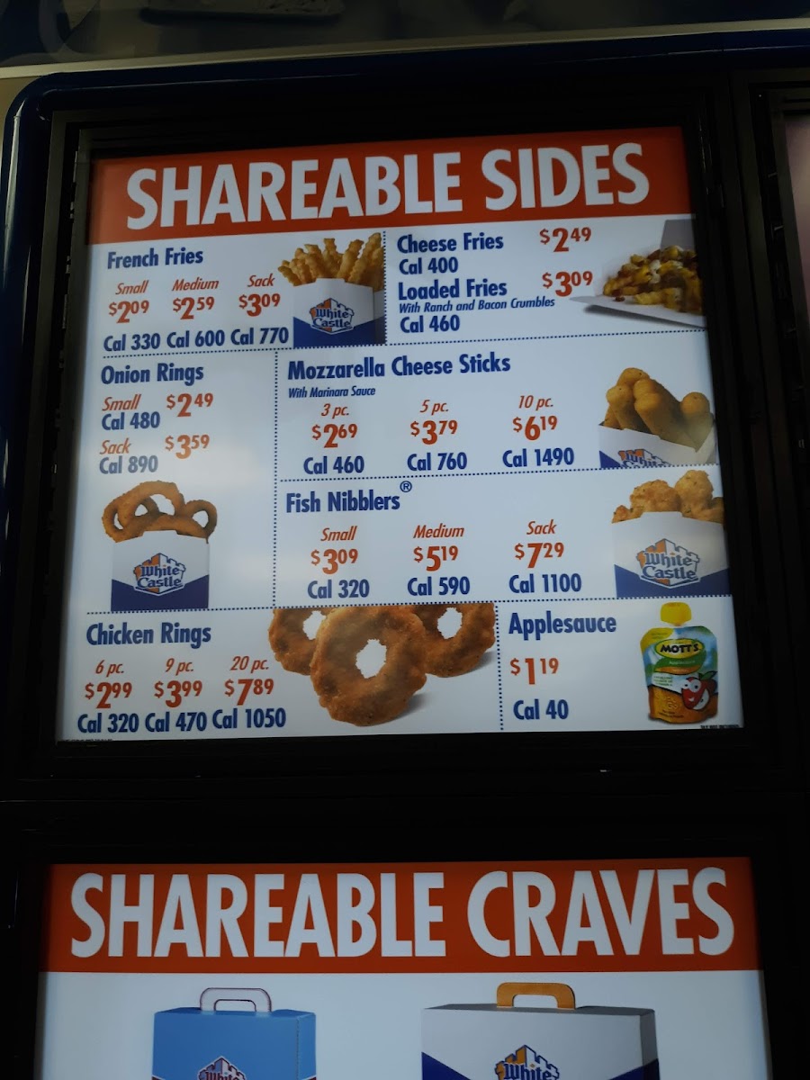 White Castle Photo Menu 8