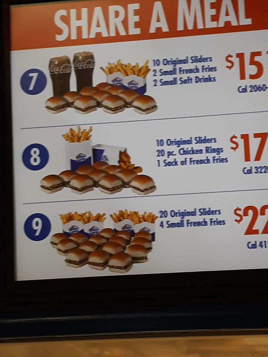White Castle Photo Menu 9