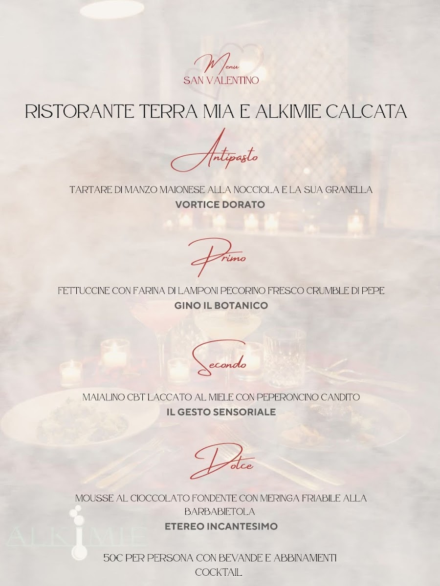 Terra mia Photo Menu 3