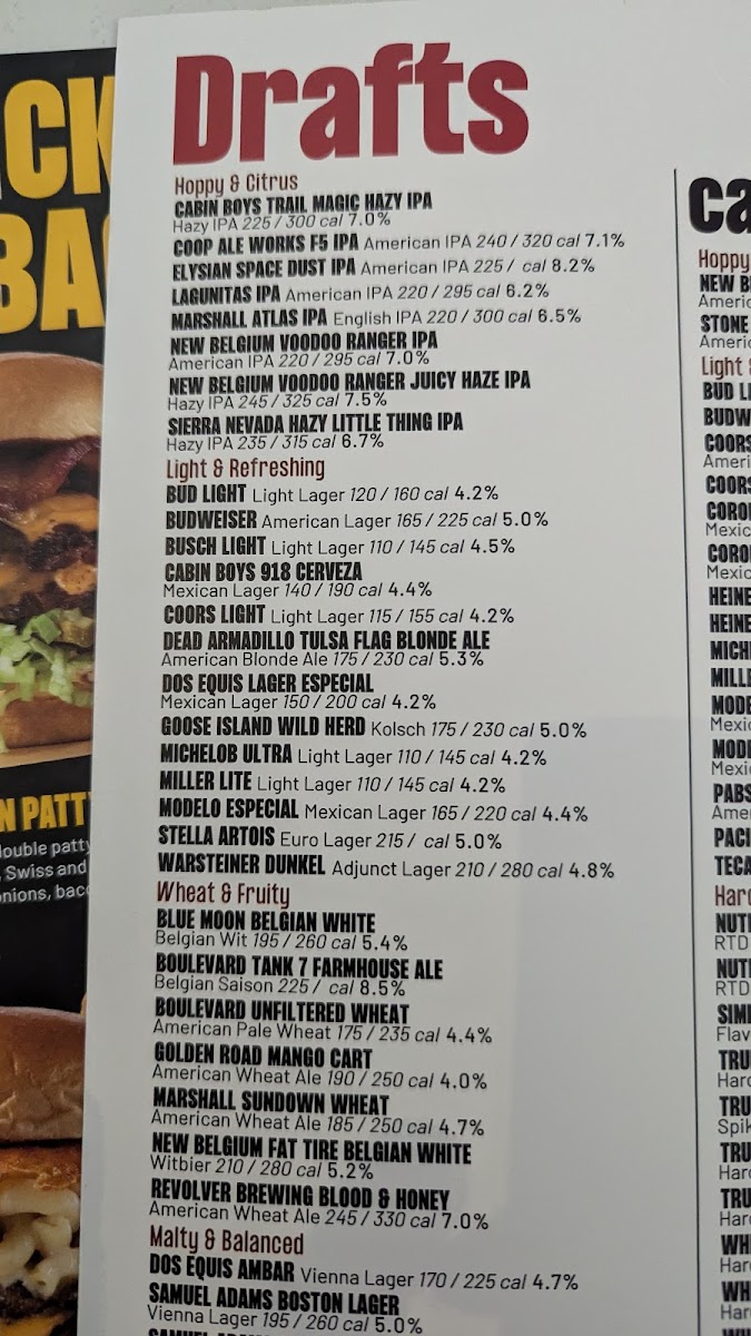 Buffalo Wild Wings Photo Menu 2