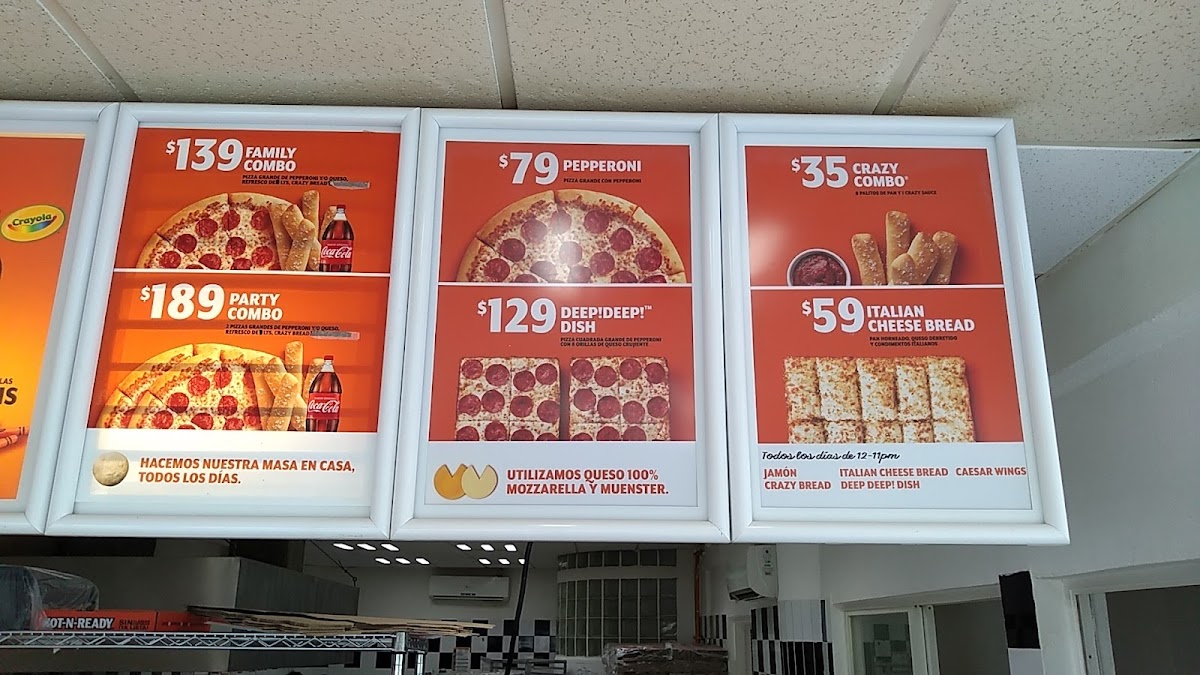 Little Caesars Pizza Photo Menu 1