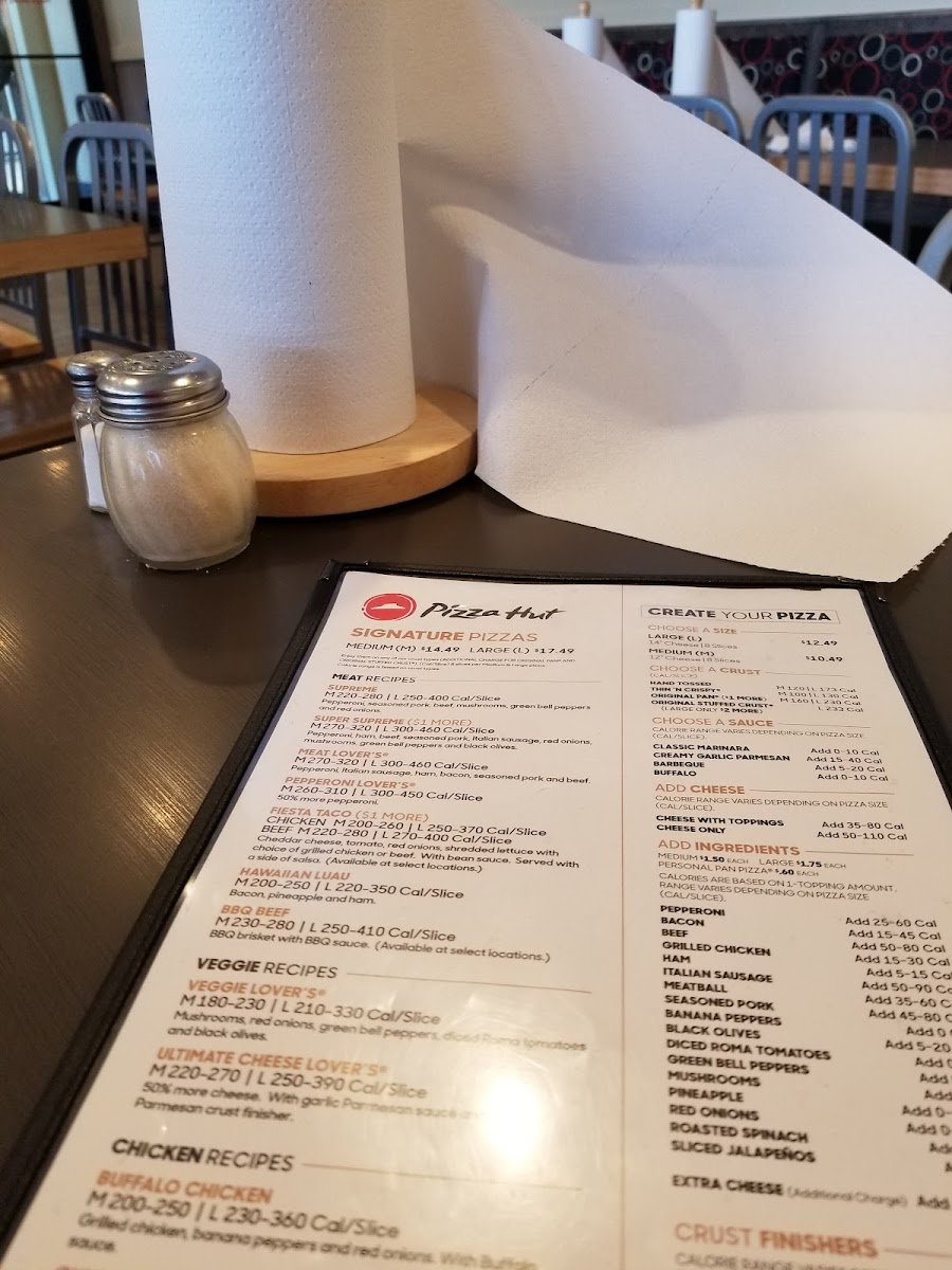 Pizza Hut Photo Menu 4