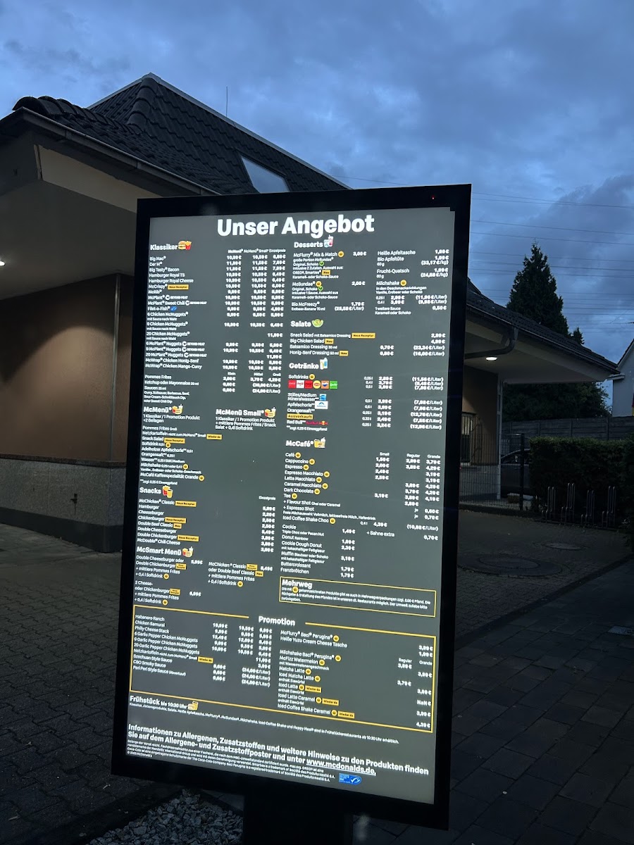 McDonald's Photo Menu 1