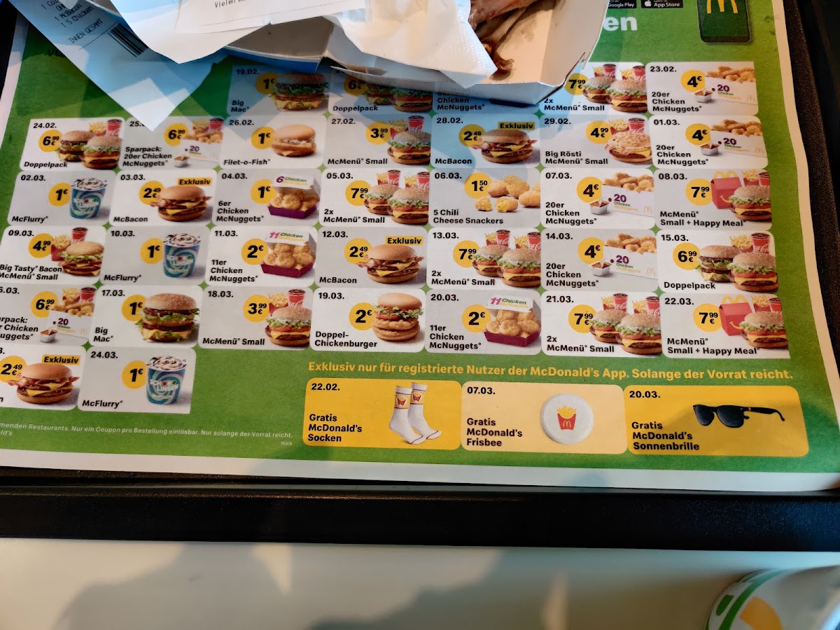 McDonald's Photo Menu 2