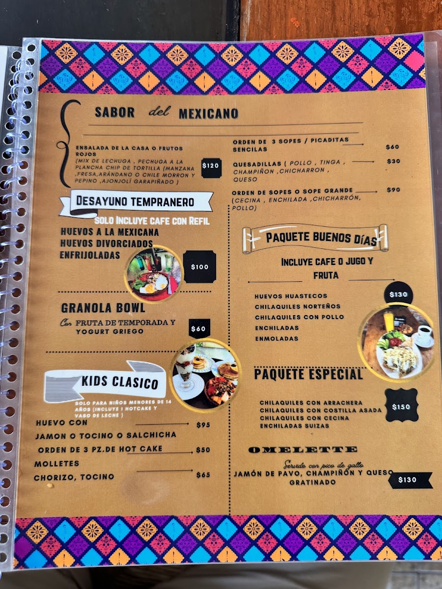 'La Malinche' Photo Menu 3