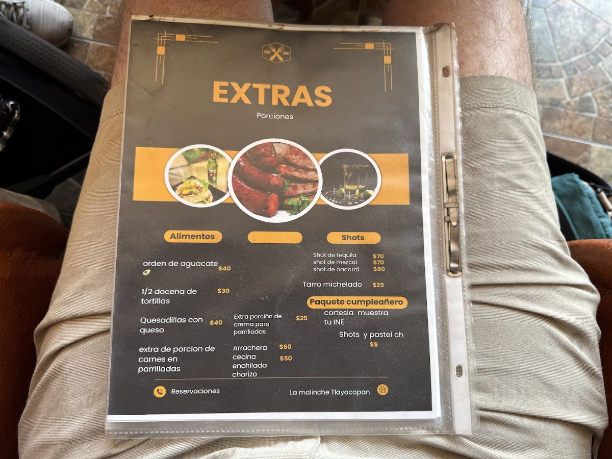 'La Malinche' Photo Menu 5