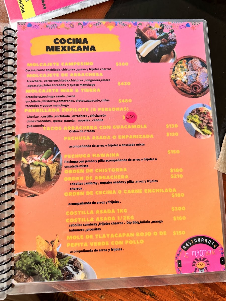 'La Malinche' Photo Menu 8