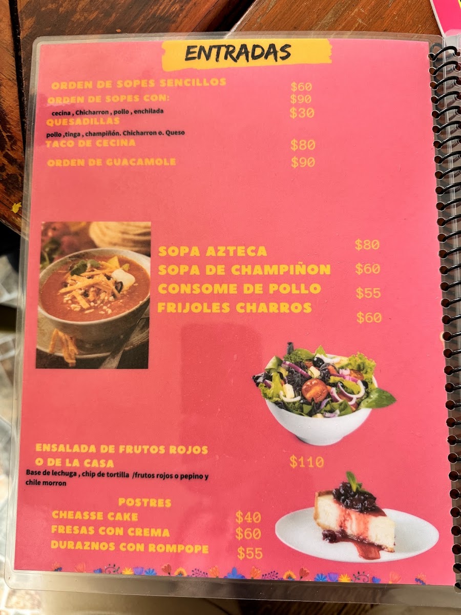'La Malinche' Photo Menu 9
