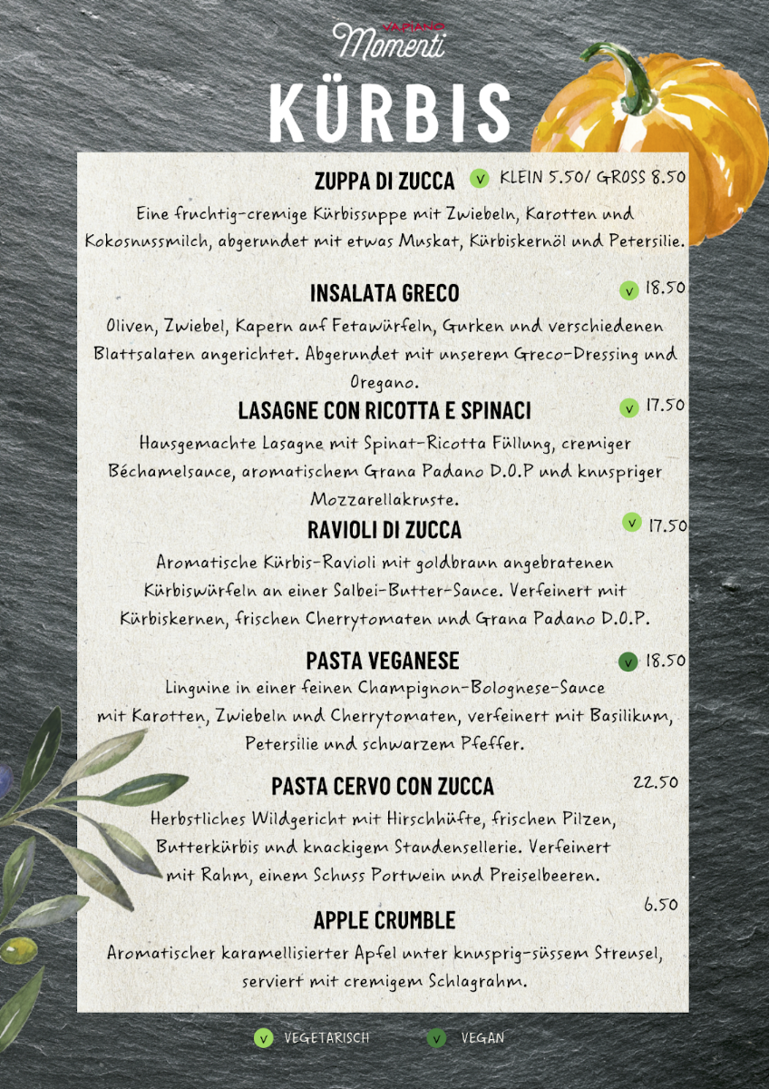 Vapiano Photo Menu 4