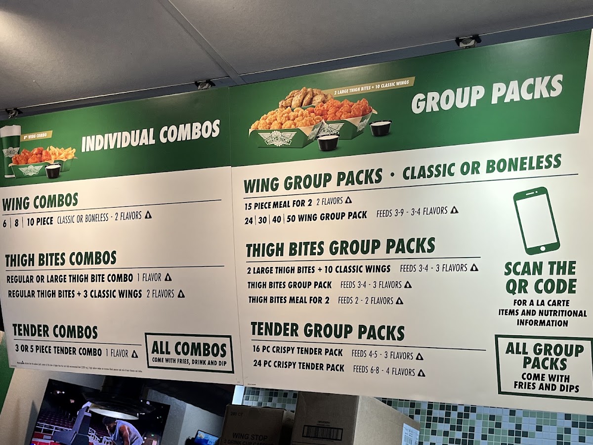 Wingstop Photo Menu 1
