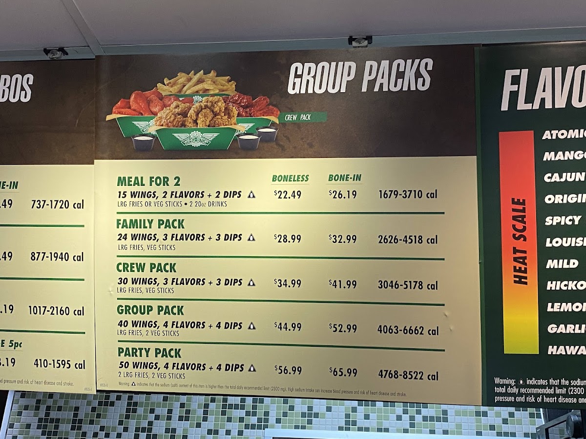 Wingstop Photo Menu 4