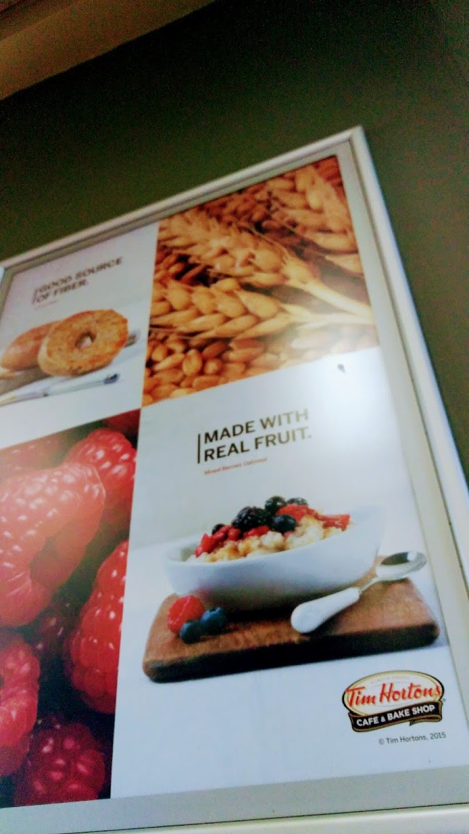Tim Hortons Photo Menu 3