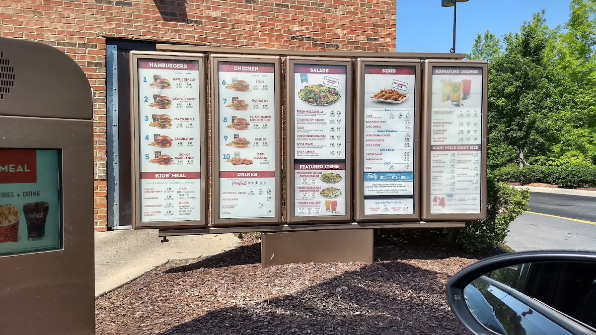 Wendy's Photo Menu 1