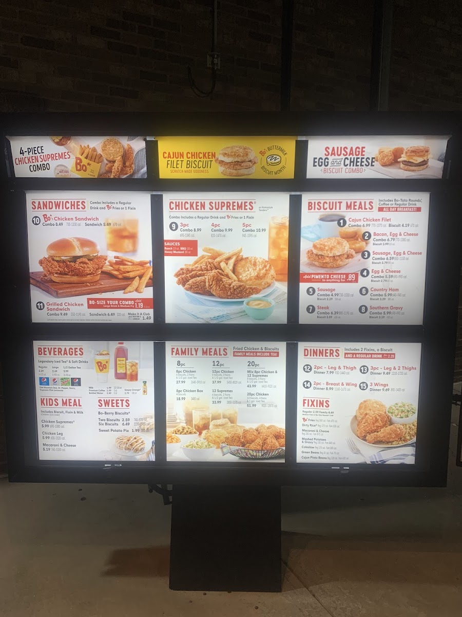 Bojangles Photo Menu 3