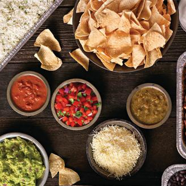 Create Your Own Qdoba Kit Serves 4-6 - Include Cutlery