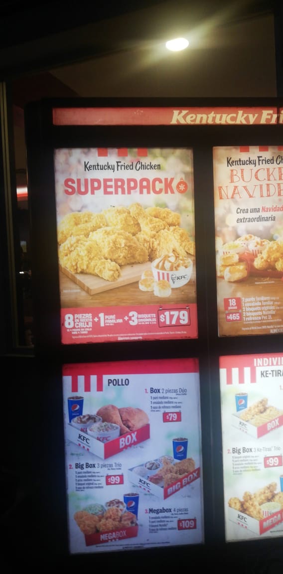 KFC Photo Menu 10
