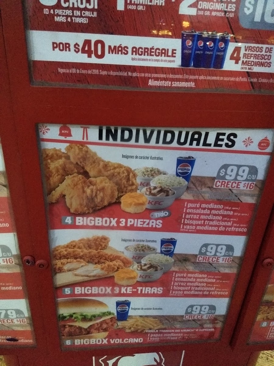 KFC Photo Menu 6