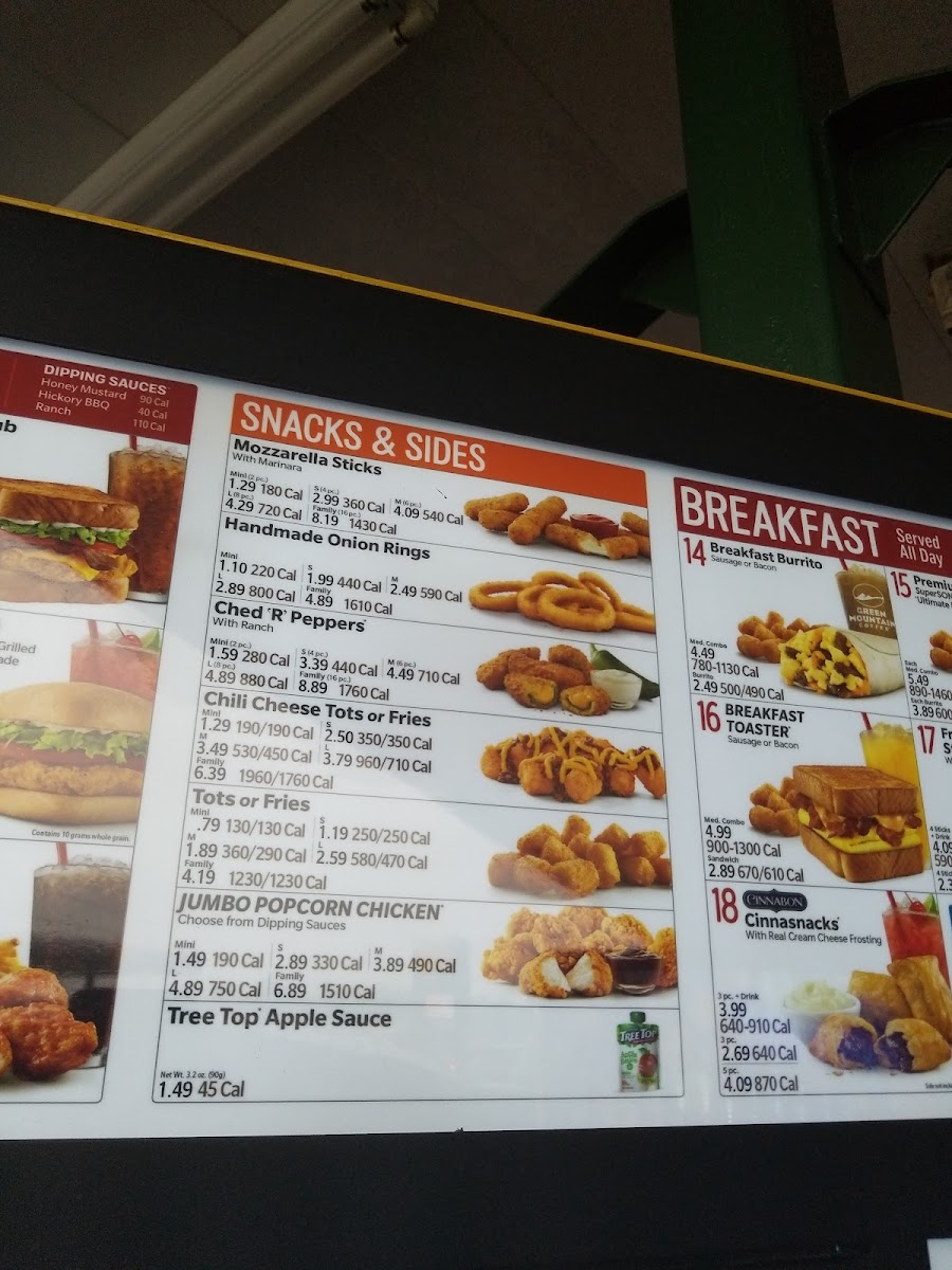 Sonic Drive-In Photo Menu 2