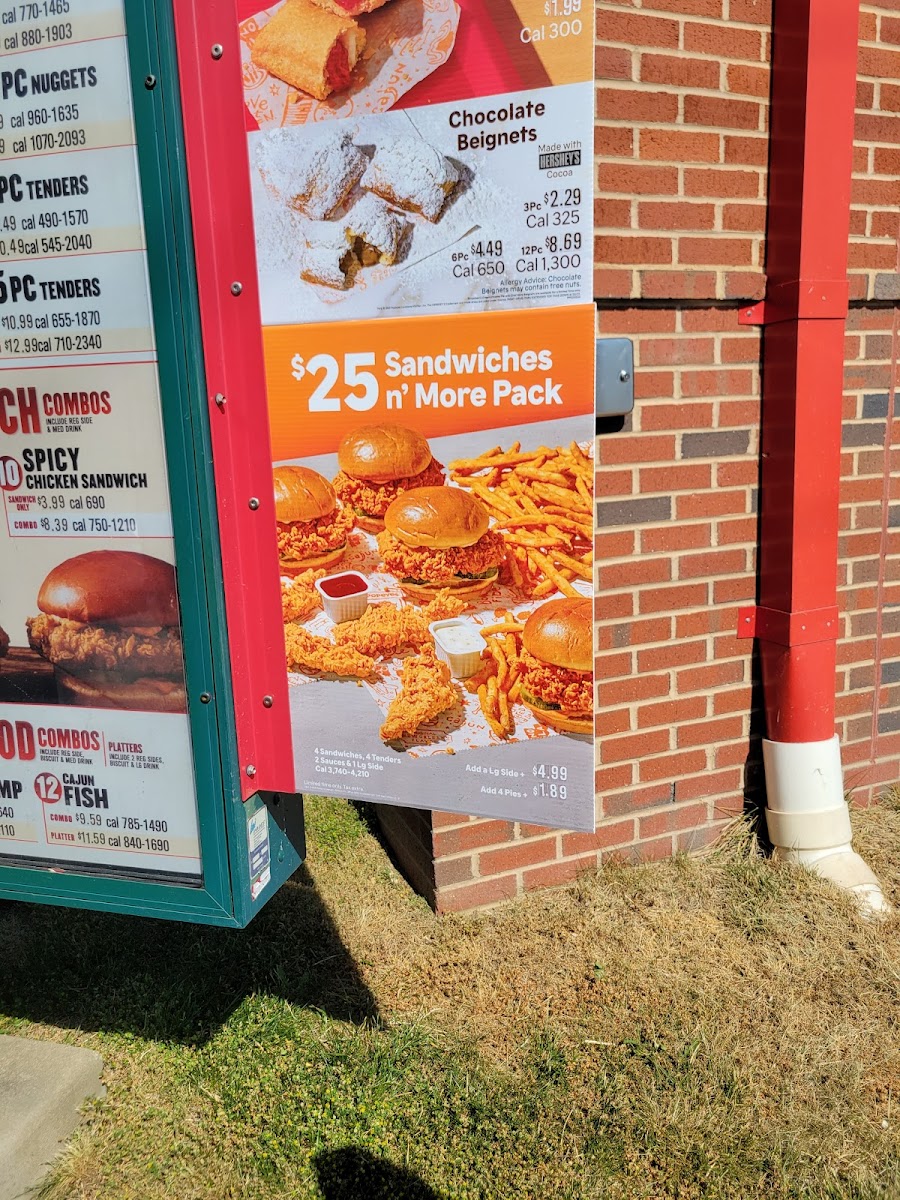 Popeyes Louisiana Kitchen Photo Menu 1