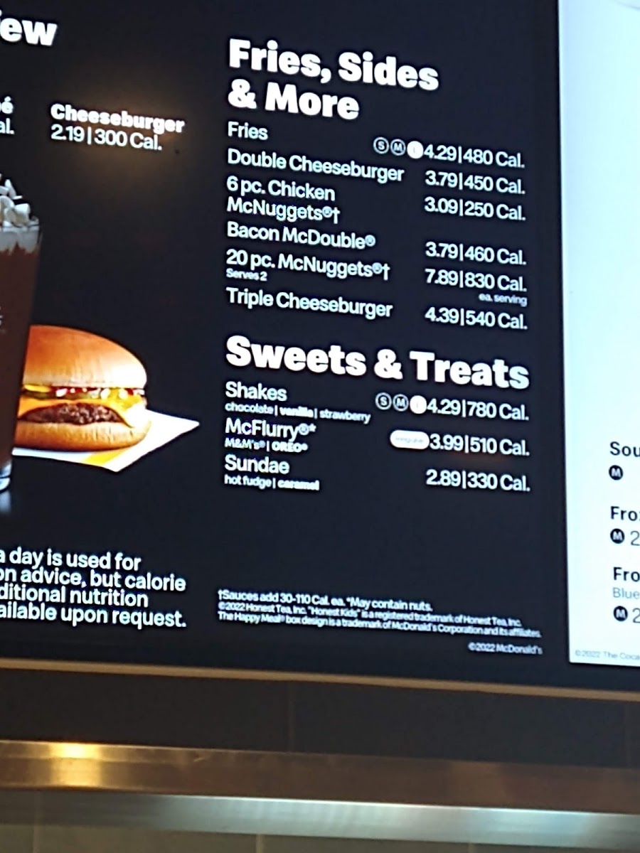 McDonald's Photo Menu 1