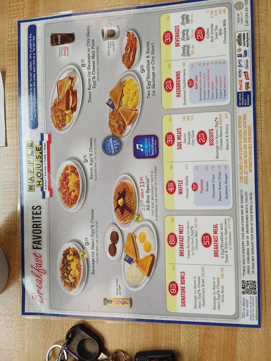 Waffle House Photo Menu 4