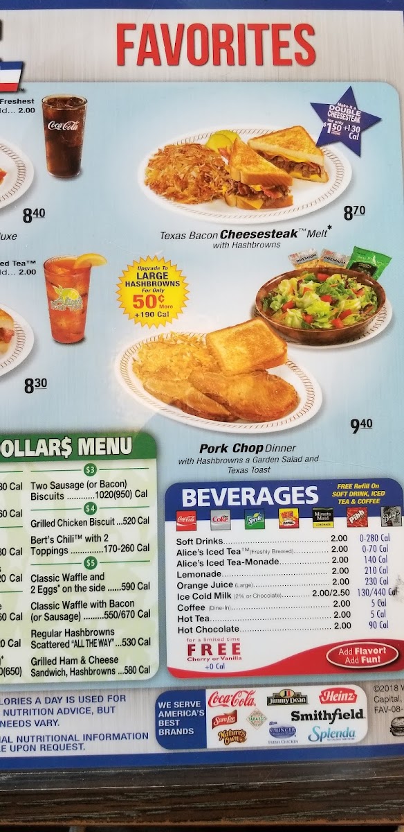 Waffle House Photo Menu 8